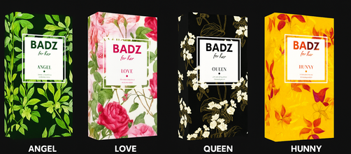 Badz for Her – Premium Collection | Pocket Perfumes for Women - 8ml (4 PCS)