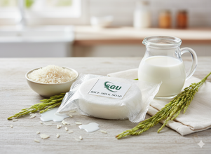 Rice & Milk Glycerin Soap – Handmade Ayurvedic Bar