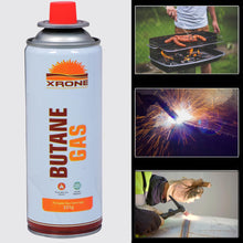 Butane Gas Can for Camping Stoves | High-Pressure Portable Refill for Gas Torches & Flame Lighters | Ideal for Welding & Outdoor Use (Pack of 1)