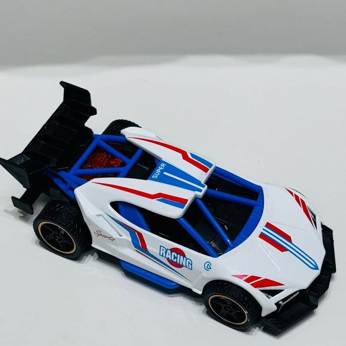 Multicolor Die-Cast Racer Car – Kids & Collectors