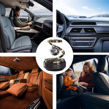 Solar-Powered Car Air Freshener – Refillable Dashboard Aroma Diffuser with Auto-Rotation, Stylish Interior Accessory (Pack of 1)