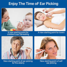 Smart Ear Cleaner Kit with HD Camera & WiFi – 6 LED Endoscope Tool for Android/iOS + 11 Free Silicone Tips (White)