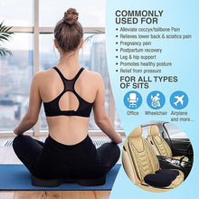 Ultimate Pro Coccyx Seat Cushion | Back Pain Relief Orthopedic Chair Cushions for Sitting for Office Chair
