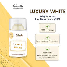 Luxury White – Aqua Fresh Automatic Air Freshener Refill | 265ml