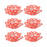 Set of 6 Lotus Shaped LED Flameless Decorative Candles