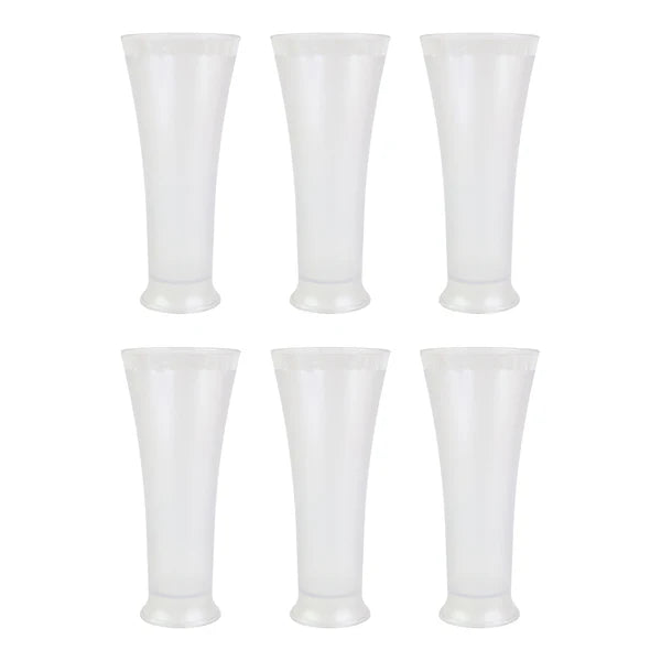 Supermom Plastic Faluda Matt Glass Set (300ML / 6 Pc)