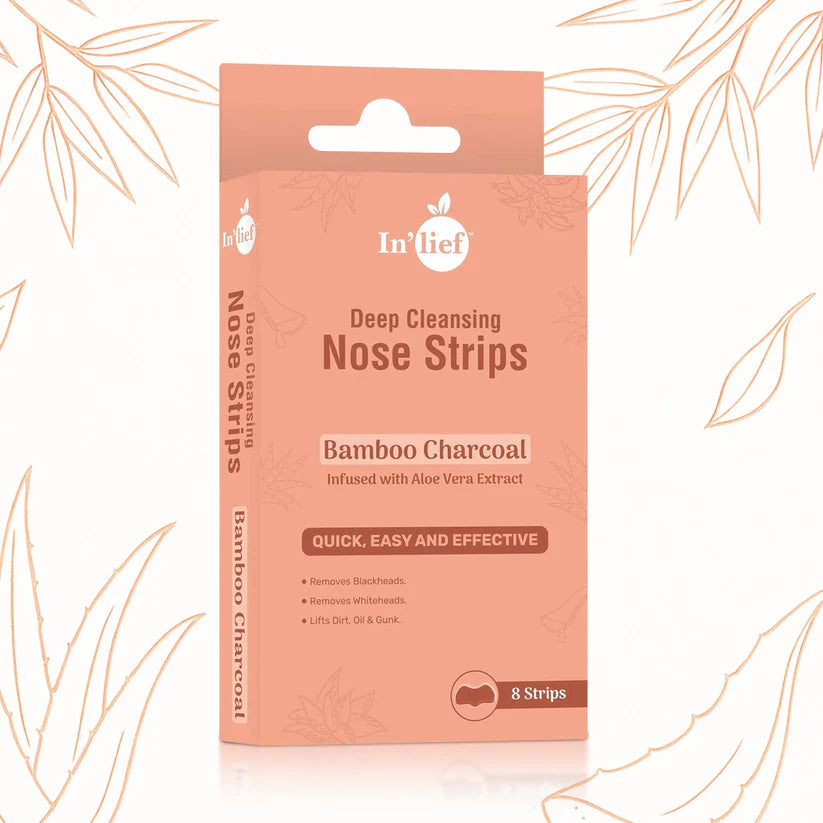 In'lief Bamboo Charcoal Deep Cleansing Nose (8 Strips)