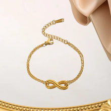 Minimal Elegant Wrist Infinity Bracelet