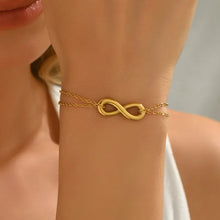 Minimal Elegant Wrist Infinity Bracelet