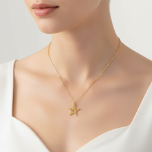 Elegant Golden Star Chain Pendant