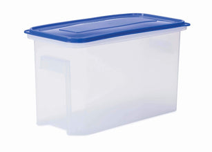 Varmora Smart Storage Containers | Rectangular Plastic Design | Clear Body | Airtight & BPA-Free | 10 KG & 15 KG Capacity