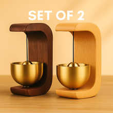 Premium Japanese Meditation Bell – Desk & Home Decor (SET OF 2)
