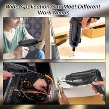 Electric Cordless Screwdriver Kit Set| Rechargeable Screw Gun with USB Cable