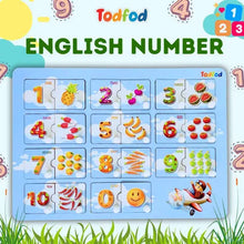 TodFod Wooden Learning Puzzle – Numbers & Shapes