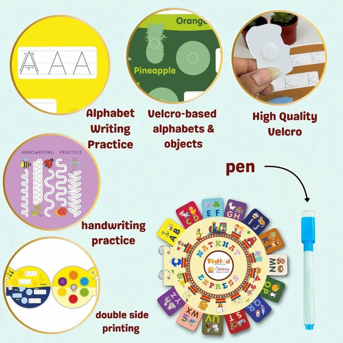 Natkhat Express A–Z Alphabet 5in1 Learning Book for Kids