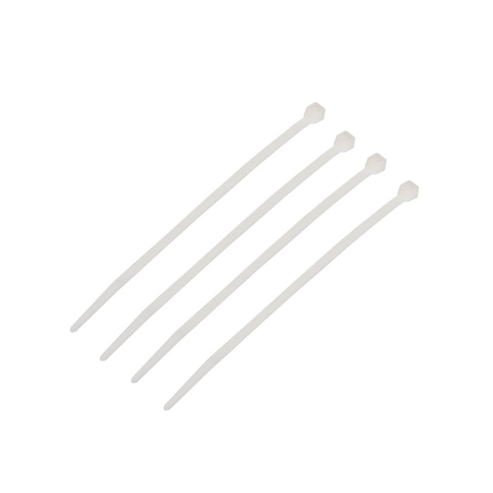 Tycab Self-Locking Cable Ties – 6 Inch | White | 100 Pcs
