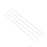 ycab 14 Inch Cable Ties – White, 364mm x 4.8mm, 100-Pack