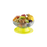 Plastic fruit and vegetable bowl with spinning function