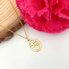 Elegant Om Golden Chain Pendant
