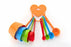 Set of 8 multicolour measurement spoons for cooking
