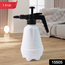 1.5L Heavy-Duty Plastic Pressure Spray Bottle with Adjustable Nozzle