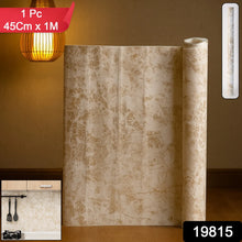 Self-Adhesive Waterproof Wallpaper Roll 45 cm x 1 m - (1 Pc) Mix Design