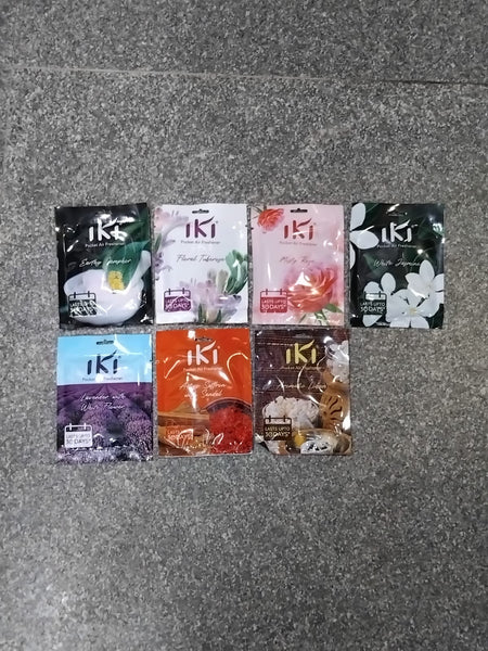 IKI Pocket Air Freshener Mix Flavor / Fragrance (1 Pc / 10 Gm)