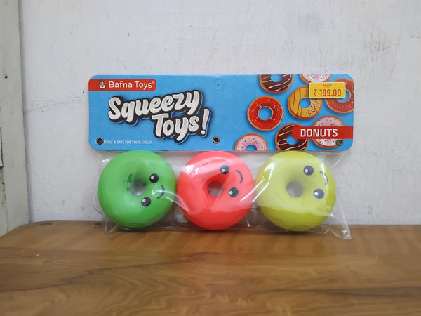 Bafna Toys Fundoo Chuchu Squeezy Donuts