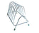 Kitchen plate rack stand with stainless steel design