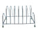 Stainless steel square plate rack stand for kitchen use