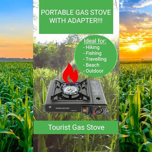 Portable Camping Gas Stove Cooking Gas burner with Carrying Case for Outdoor Camping