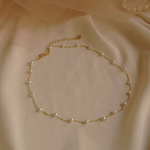 Dainty Pearl Chain Necklace