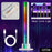 Rhythm Lights, AGC Automatic Gain Control 32 Colorful RGB Light Adjustable Pickup Rhythm Lights, RGB LED Voice-Activated Rhythm Light Car Home Sound Control Ambient Light (1 Pc)