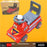 Baby ride-on car with backrest and horn