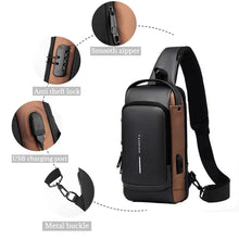 USB Charging Anti-Theft Shoulder Sling – Waterproof Sports Backpack