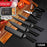 Stainless Steel Knife Set With Chef Peeler And Scissor (6 Pieces)
