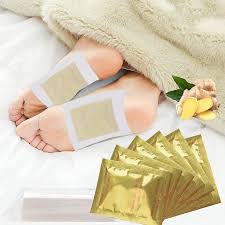 kinoki Cleansing Detox Foot Pads, Ginger & salt Foot Patch -10pcs (Free Size, White)