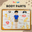 Todfod Kids Body Parts Learning Puzzle