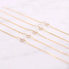 Micro Golden Plated Ball Pendant Necklace