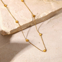 Dainty Golden Heart Chain Necklace