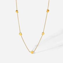 Dainty Golden Heart Chain Necklace