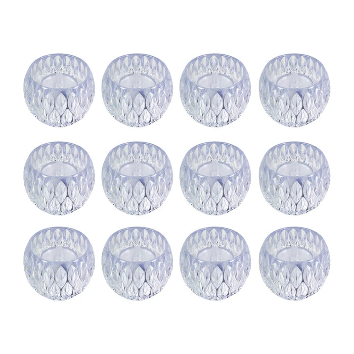 Set of 12 Crystal Style LED Decorative Lamps / Candle