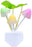 LED mushroom night light with sensor.