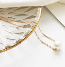 Micro Golden Plated Ball Pendant Necklace