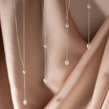 Elegant Pearl Lariat Necklace