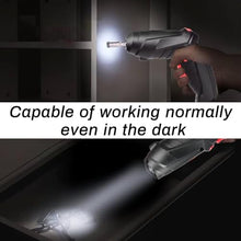 Electric Cordless Screwdriver Kit Set| Rechargeable Screw Gun with USB Cable