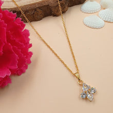 Elegant 4-Stone Pendant Necklace