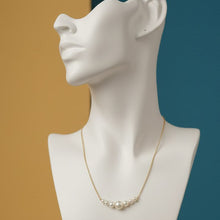 Graduated Pearl Chain Necklace