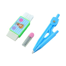 Premium Kids Plastic Drawing Compass Geometry Set (1 Set)