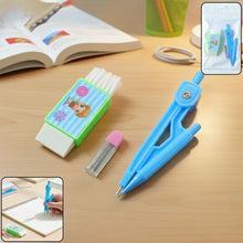 Premium Kids Plastic Drawing Compass Geometry Set (1 Set)